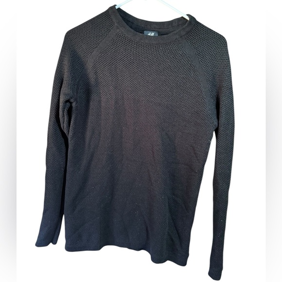 Black H&M Men’s Heavy Long Sleeve - Picture 1 of 3